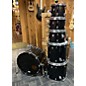 Used Ludwig Used Ludwig 6 piece Classic Birch Black Sparkle Drum Kit thumbnail