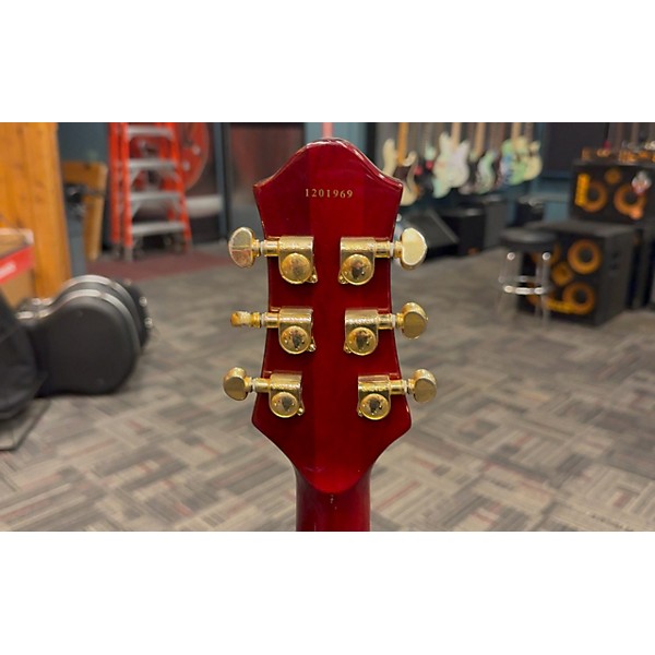 Used Used Prestige Musician Pro Red Hollow Body Electric Guitar