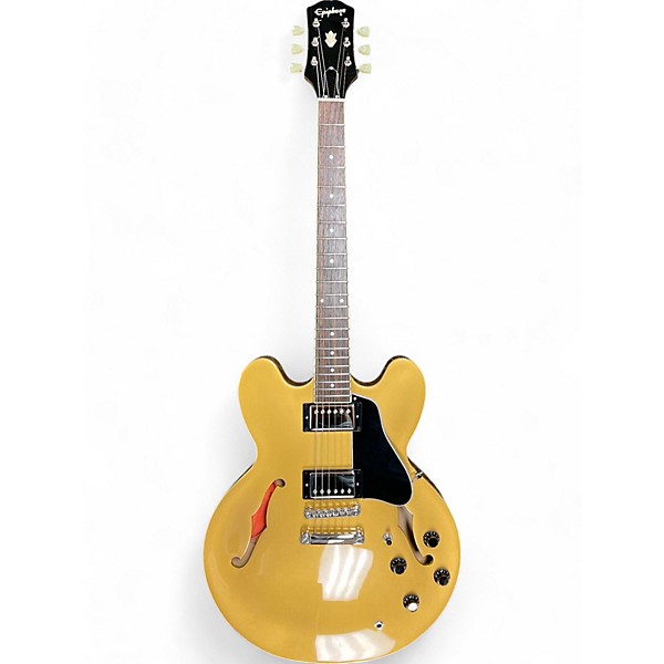 Used Epiphone Used Epiphone ES335 Gold Hollow Body Electric Guitar