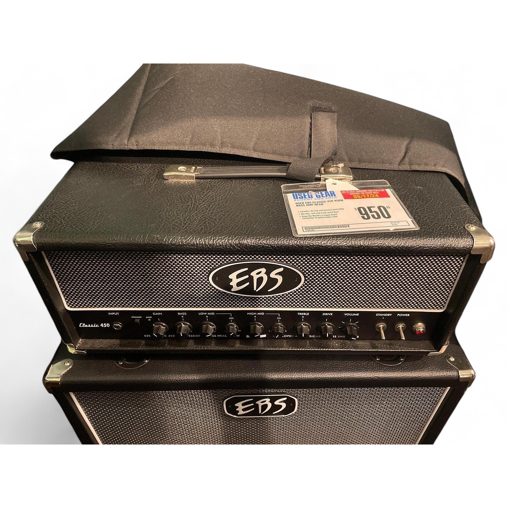 EBS Classic 450 ベースアンプヘッド Amazon.com: EBS Sweden AB EBS-CL450 Bass Amplifier Head