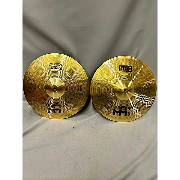 Used MEINL 14in HCS Hi Hat Pair Cymbal