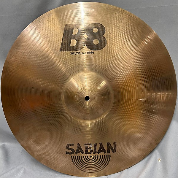 Used SABIAN 20in B8 Ride Cymbal