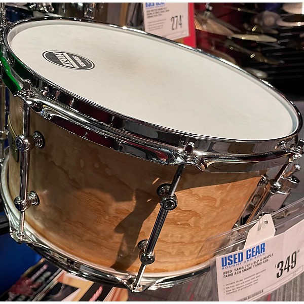 Used TAMA 7X13 SLP G-Maple Tamo Ash Snare Drum