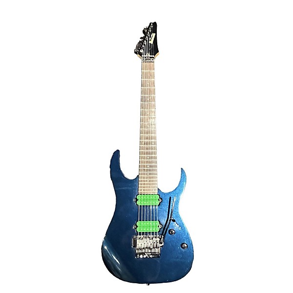Used Ibanez RG1527 7 String Solid Body Electric Guitar BLUE 