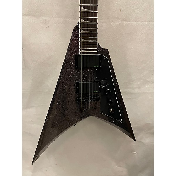 Used ESP Used ESP LTD Kirk Hammett Signature KH-V Electric Guitar Black Sparkle BLACK SPARKLE Solid Body Electric Guitar