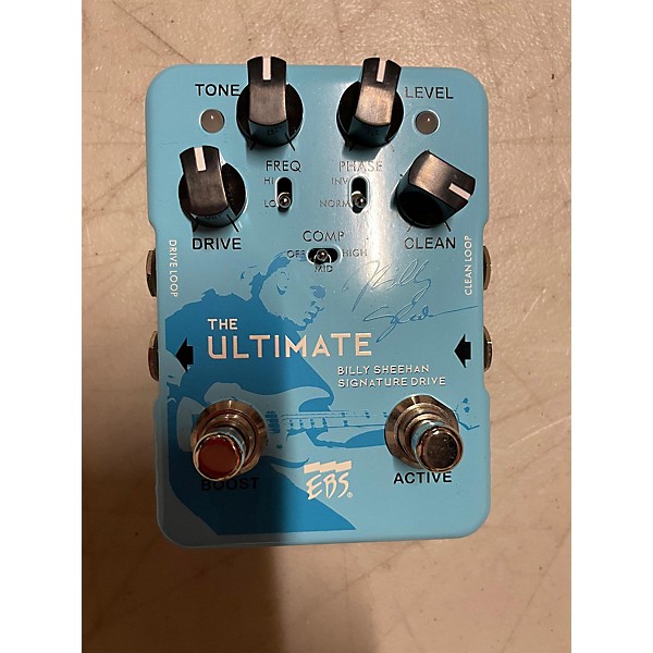 Used EBS BILLY SHEEHAN ULTIMATE SIGNATURE DRIVE Bass Effect Pedal