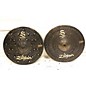 Used Zildjian 14in S Dark Hi Hat Pair Cymbal thumbnail