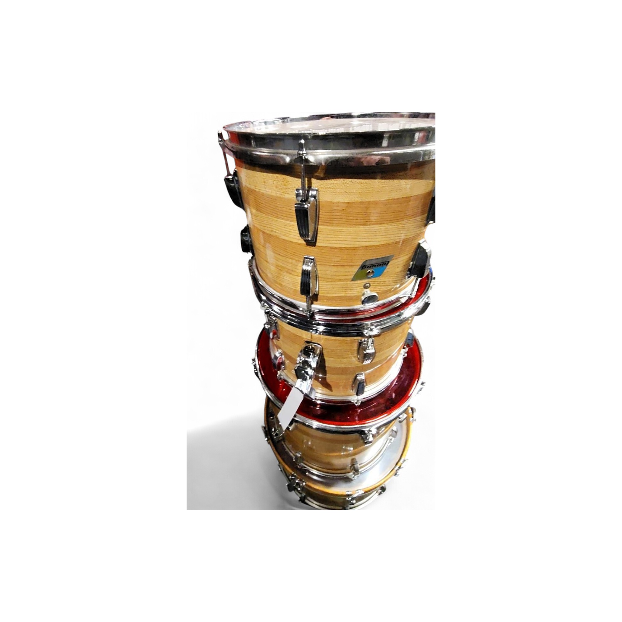 Ludwig Butcher Block Cortex 1977年ヴィンテージ 1970s Ludwig Pro-Beat 3-Ply Drum Set Butcher Block Cortex 24/13/14