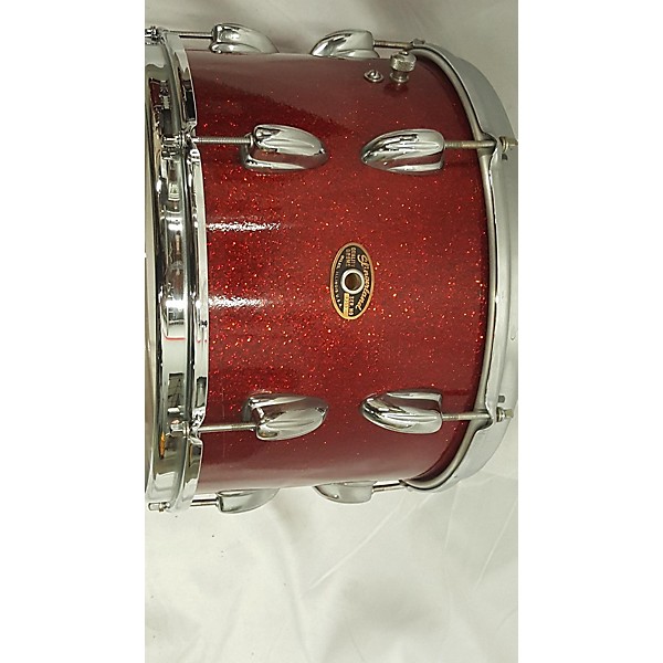 Vintage Vintage 1960s Slingerland 5 piece MODERN RED SPARKLE Drum Kit