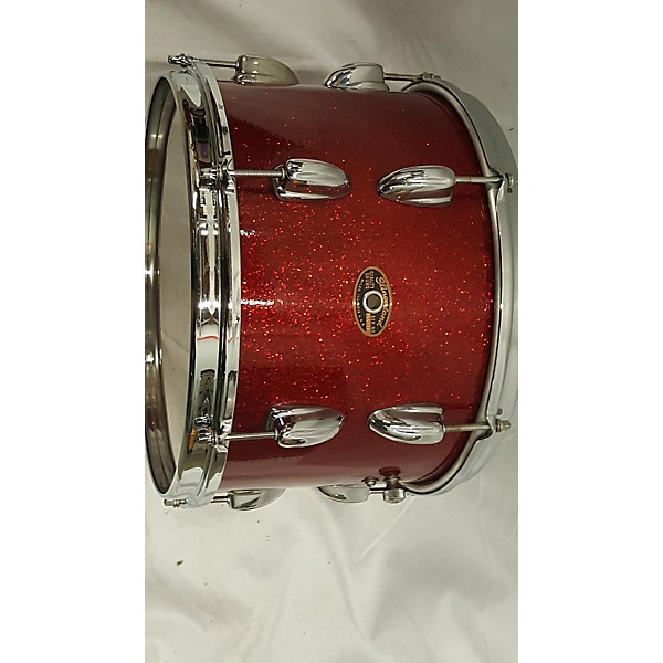 Vintage Vintage 1960s Slingerland 5 piece MODERN RED SPARKLE Drum Kit