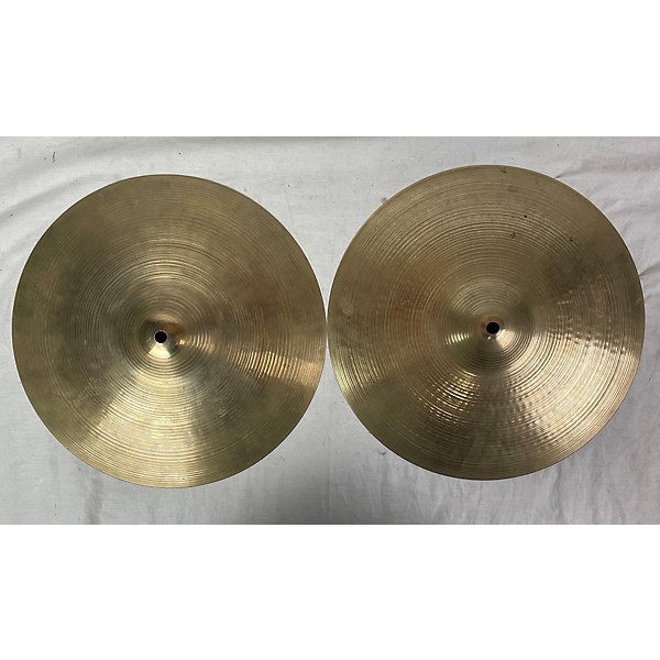 Used Zildjian 14in Avedis Hi Hat Pair Cymbal