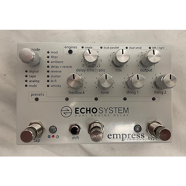 Used Empress Effects Echo System Dual Engine Delay Effect Pedal