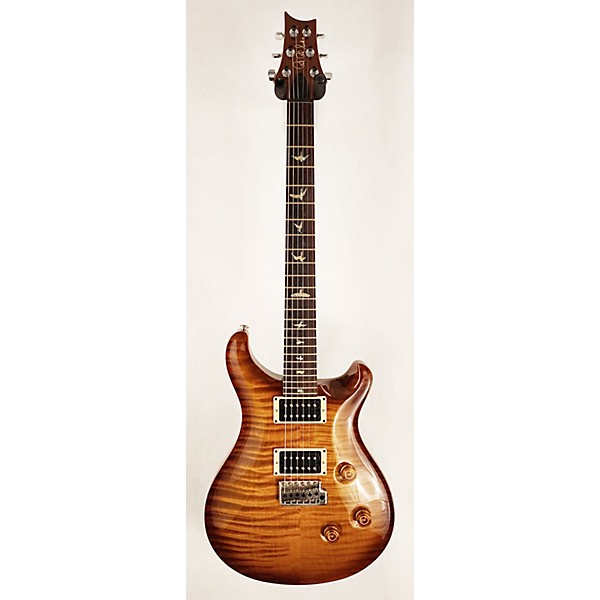 Used PRS 20th Anniversary Custom 24 10-Top Solid Body Electric Guitar Trans  Amber | Guitar Center