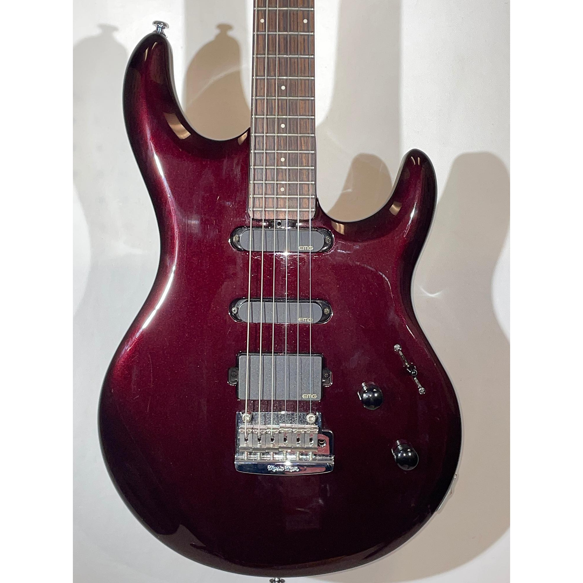 Used Ernie Ball Music Man Luke II Solid Body Electric Guitar Red | Guitar  Center