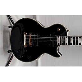 Used Epiphone Used Epiphone Matt Heafy Les Paul Custom 7 Black And Gold Solid Body Electric Guitar