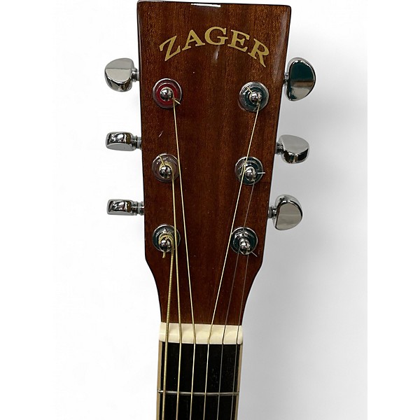 Used Zager ZAD-50N Natural Acoustic Guitar