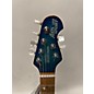 Used Ernie Ball Music Man Used Ernie Ball Music Man Axis Super Sport Semi Hollow Balboa Blue Hollow Body Electric Guitar