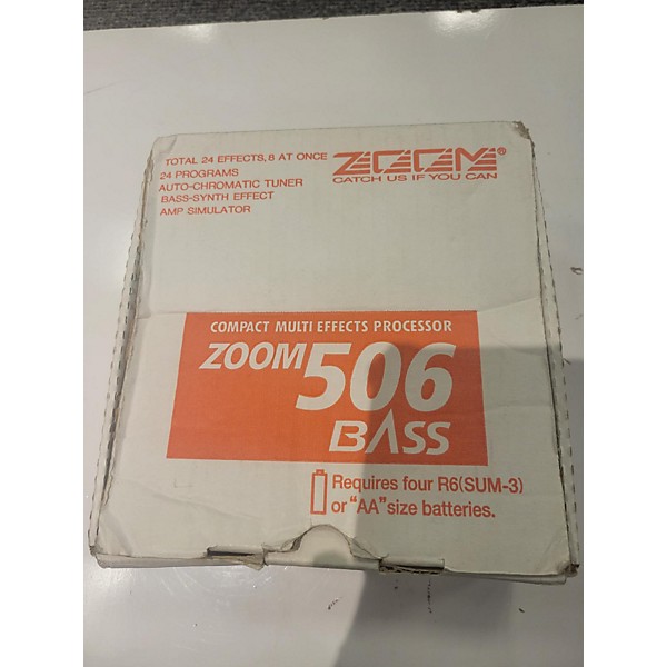 Used Zoom 506 BASS Bass Effect Pedal
