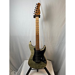 Used Michael Kelly Used Michael Kelly Mod Shop 67 Duncan Trans Green Solid Body Electric Guitar