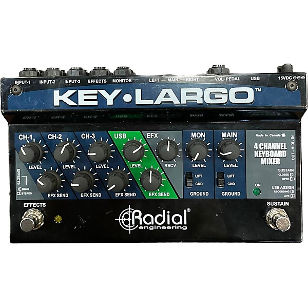 Used Radial Engineering Key Largo Unpowered Mixer