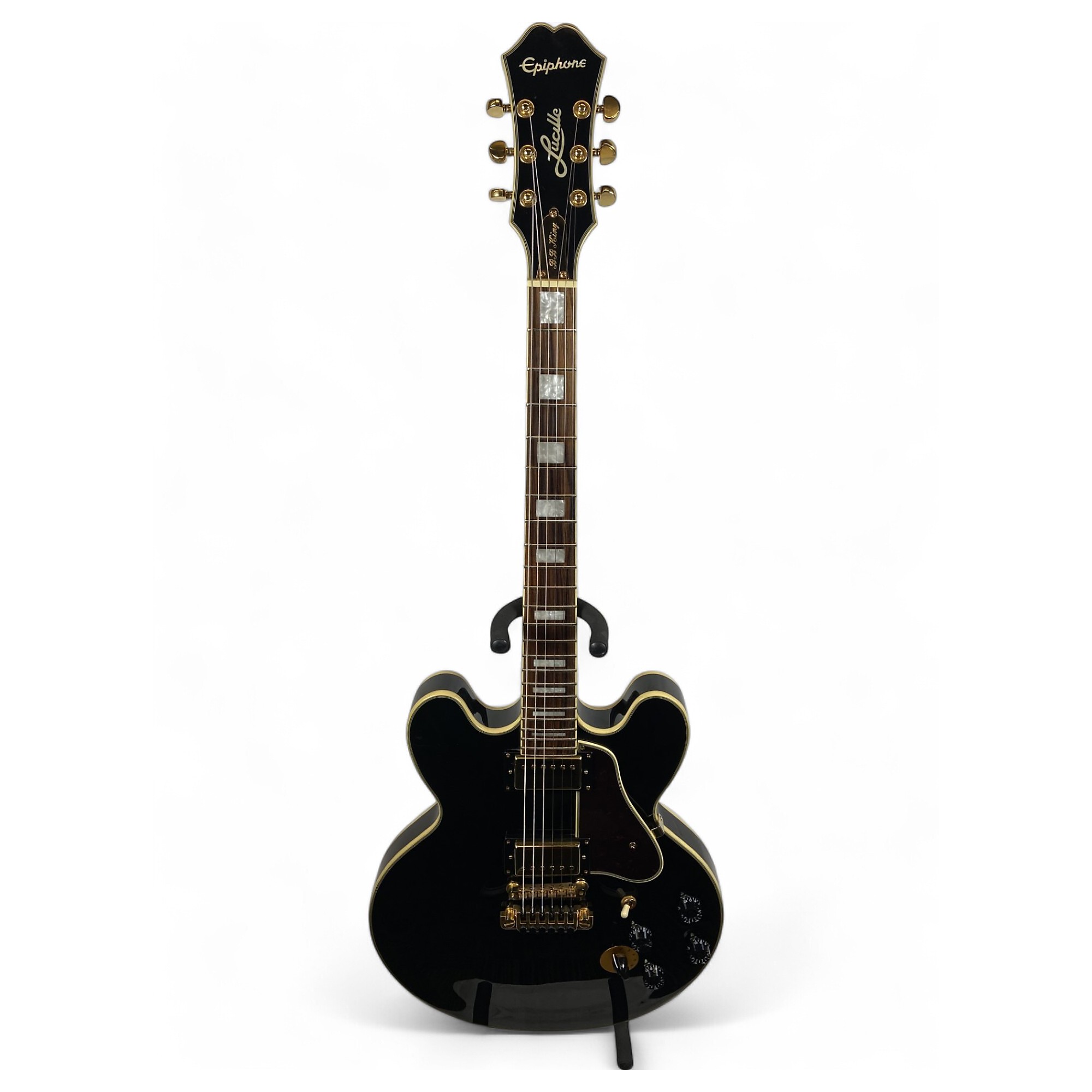 Used Epiphone BB King Lucille Black Hollow Body Electric Guitar