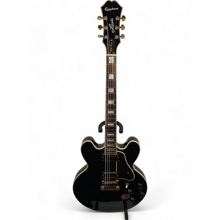 Used Epiphone BB King Lucille Black Hollow Body Electric Guitar