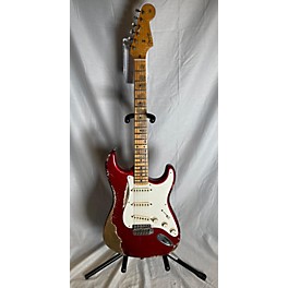 Used Fender Used Fender Custom Shop Limited Andy Hicks Masterbuilt 1958 Stratocaster Heavy Relic Poison Apple Red Solid Bo...