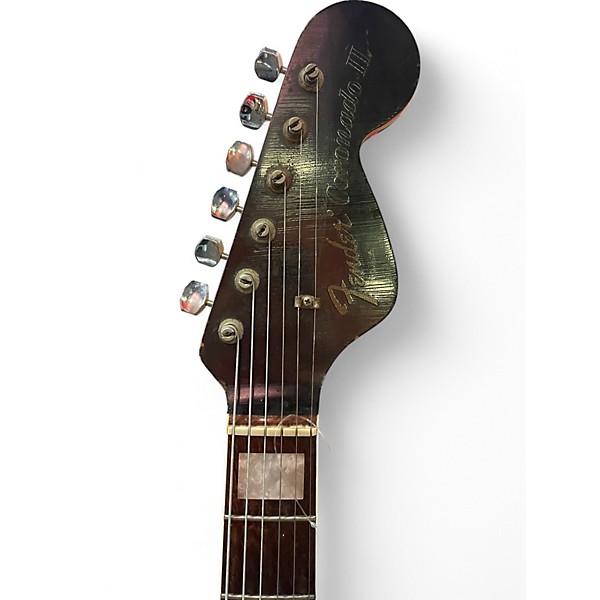 Vintage 1967 Fender Coronado II Flat Red Solid Body Electric Guitar