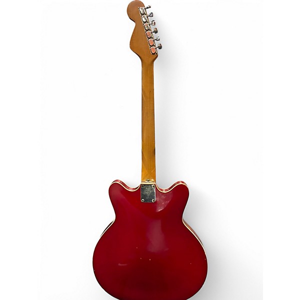 Vintage 1967 Fender Coronado II Flat Red Solid Body Electric Guitar