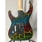 Used ESP Used ESP Mirage Deluxe Rainbow Crackle Solid Body Electric Guitar