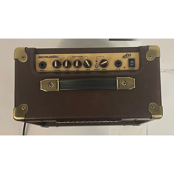 Used Acoustic A15 15W 1x6.5 Acoustic Guitar Combo Amp Guitar Center