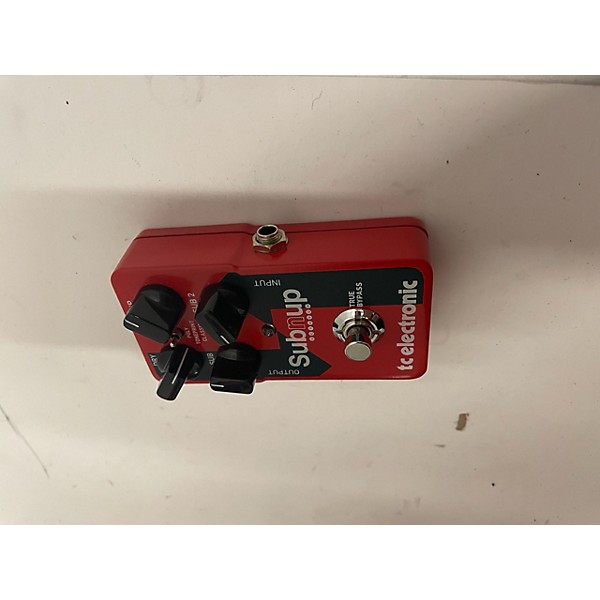 Used TC Electronic Sub N Up Octaver Effect Pedal