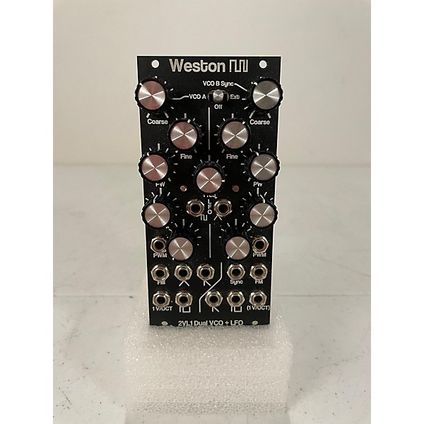 Used Used WESTON 2VL1 DUAL VCO+ LFO Patch Bay