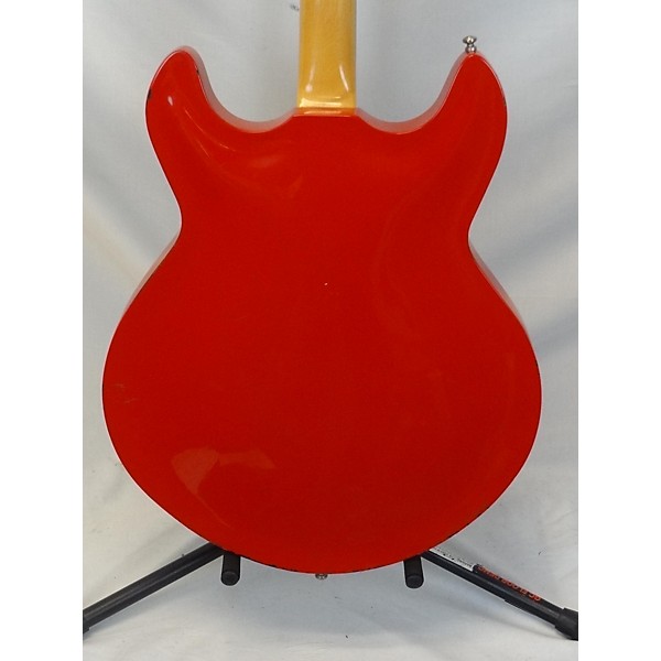 Vintage Vintage 1960s STANDEL CUSTOM ELECTRIC Red Hollow Body Electric Guitar