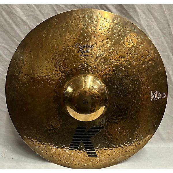 Used Zildjian 20in K Custom Ride Brilliant Cymbal