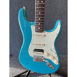 Used 2021 Fender American Professional II Stratocaster Miami Blue Solid Body Electric Guitar