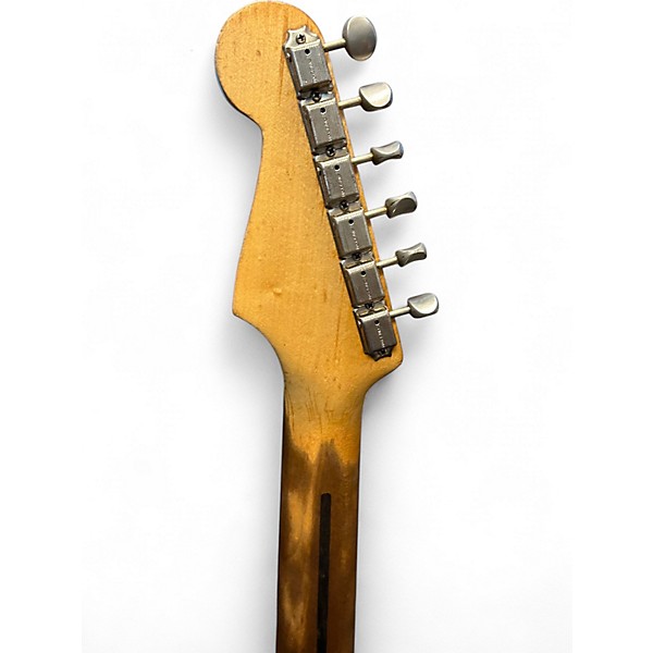Vintage 1956 Fender Stratocaster 2 Tone Sunburst Solid Body Electric Guitar
