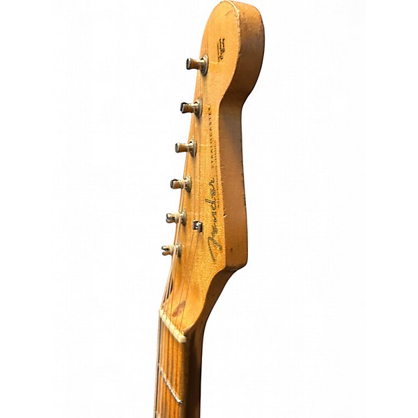 Vintage 1956 Fender Stratocaster 2 Tone Sunburst Solid Body Electric Guitar