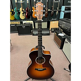 Used In Store Used Used Taylor 214CE Deluxe Sunburst Acoustic Electric Guitar