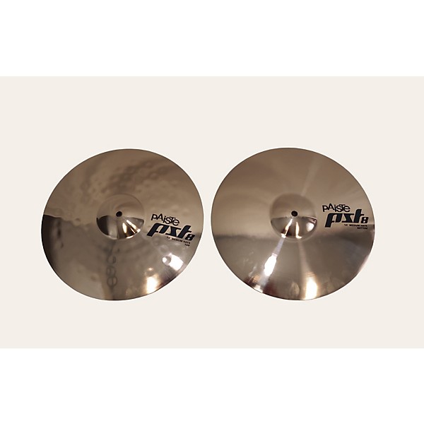 Used Paiste 14in Pst8 Medium Hats Cymbal