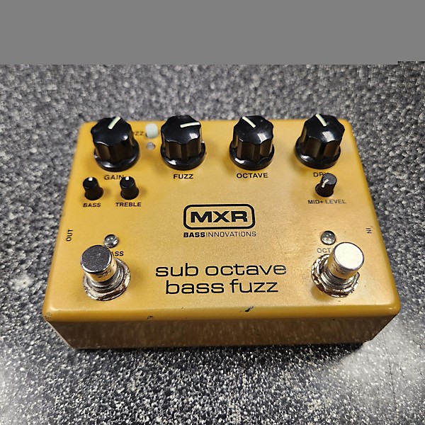 Used MXR Sub Octave Bass Fuzz Effect Pedal
