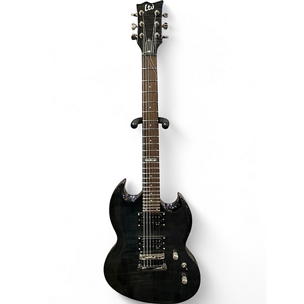 Used ESP LTD Viper 100FM Black Solid Body Electric Guitar,Specials : American Fashion Style Bags On Sale