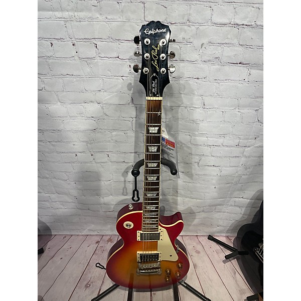 Used Epiphone Used Epiphone Les Paul Standard Pro Cherry Sunburst Solid Body Electric Guitar