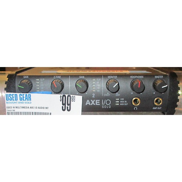 Used IK Multimedia Axe I/O Audio Interface