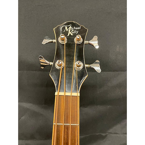 Used Michael Kelly Mkff4tbk Acoustic Bass Guitar
