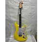 Used Fender Tom Delonge Signature Stratocaster Graffiti Yellow Solid Body Electric Guitar thumbnail