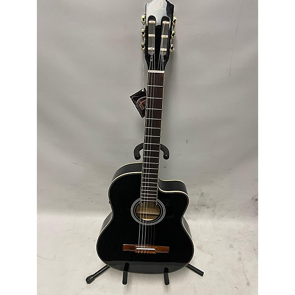 Used Ortega RCE145BK Acoustic Electric Guitar