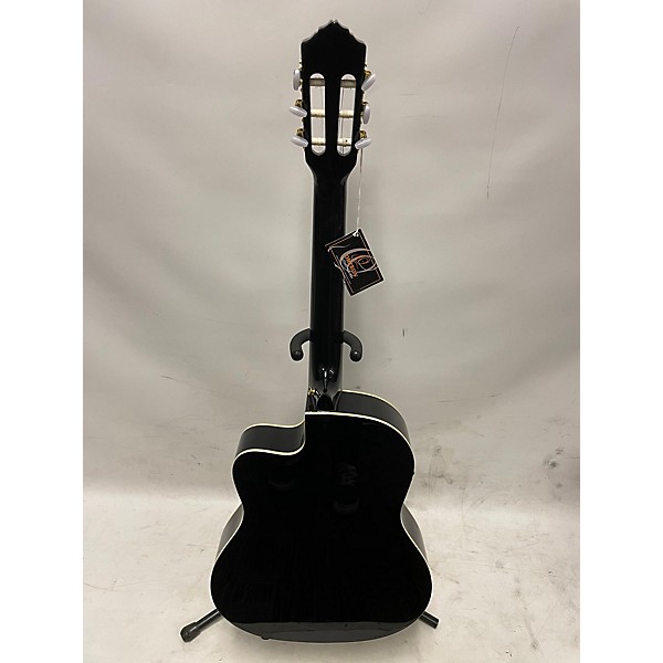 Used Ortega RCE145BK Acoustic Electric Guitar