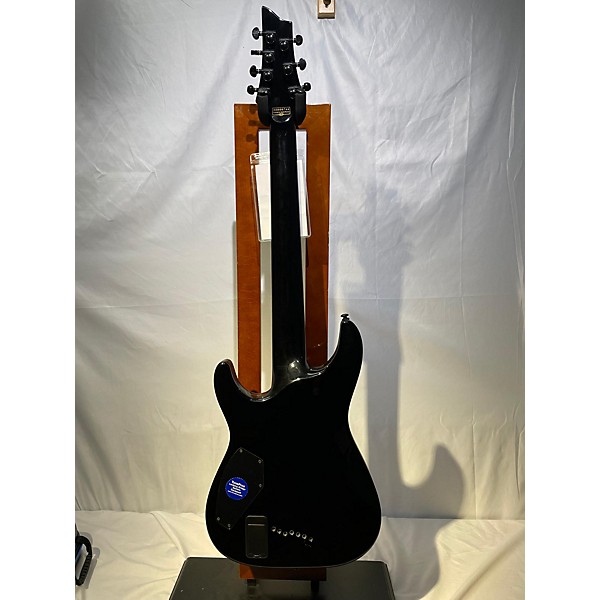 Used Schecter Diamond Series Used SCHECTER DIAMOND SERIES HELLRAISER Black Solid Body Electric Guitar