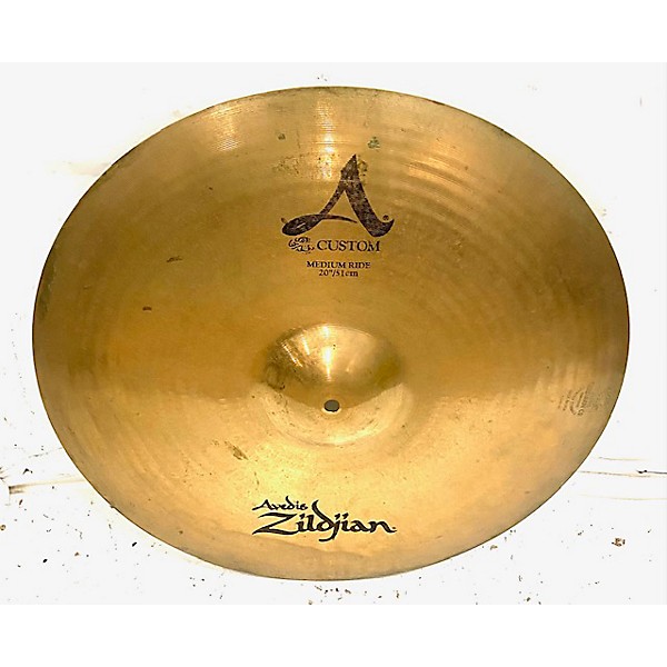 Used Zildjian 20in A Custom Medium Ride Cymbal